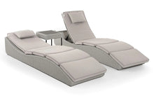 Load image into Gallery viewer, Atlas Set of 2 Sun Loungers with Side Table<br>£25 Per Week For 52 Weeks