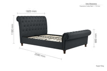 Load image into Gallery viewer, Balina Super King Size Sleigh Bed<br>£17.50 Per Week For 52 Weeks