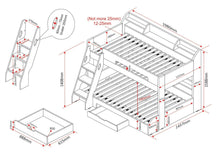 Load image into Gallery viewer, Cambridge Triple Bunk Bed<br>£19 Per Week For 52 Weeks