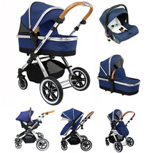 Load image into Gallery viewer, Invo 3 in 1 Pram System With Car Seat & Carrycot<br>£13 Per Week For 52 Weeks