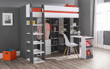 Load image into Gallery viewer, Hades Charcoal High Sleeper<br>£19.50 Per Week For 52 Weeks