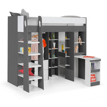 Load image into Gallery viewer, Hades Charcoal High Sleeper<br>£19.50 Per Week For 52 Weeks