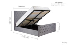 Load image into Gallery viewer, Knightsbridge Superking Ottoman Bed<br>£17 Per Week For 52 Weeks