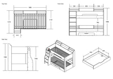 Load image into Gallery viewer, Oxford Bunk Bed<br>£18.50 Per Week For 52 Weeks