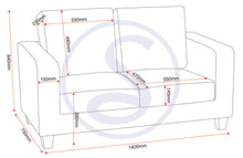 Load image into Gallery viewer, Tivo 2 Seater Sofa Suite<br>£10 Per Week For 52 Weeks