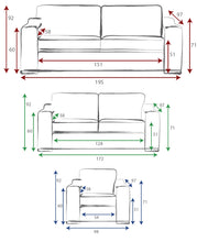 Load image into Gallery viewer, Rialta Sofa and Arm Chair<br>£30 Per Week For 52 Weeks