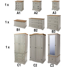 Load image into Gallery viewer, Azalea GREY Bedroom Set<br>£16 for 52 weeks