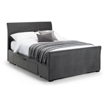 Load image into Gallery viewer, Vienna Dark Grey Velvet King Size Bed<br>£16 Per Week For 52 Weeks