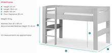 Load image into Gallery viewer, Echo Mid Sleeper Bed Plus FREE Tent<br>£12.50 Per Week For 52 Weeks