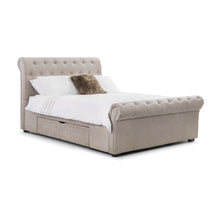 Load image into Gallery viewer, Shakespeare King Size Fabric Bed<br>£18.50 Per Week For 52 Weeks