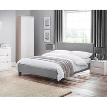 Load image into Gallery viewer, Saturn Fabric Double Bed<br>£10 Per Week For 48 Weeks
