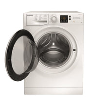 Load image into Gallery viewer, Hotpoint 8kg 1600rpm Freestanding Washing Machine (SteamHygiene)-White<br>£14 Per Week For 52 Weeks