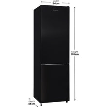 Load image into Gallery viewer, Russell Hobbs 262L Freestanding Fridge Freezer-Black<br>£14.50 Per Week For 52 Weeks