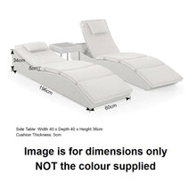 Load image into Gallery viewer, Atlas Set of 2 Sun Loungers with Side Table&lt;br&gt;£25 Per Week For 52 Weeks
