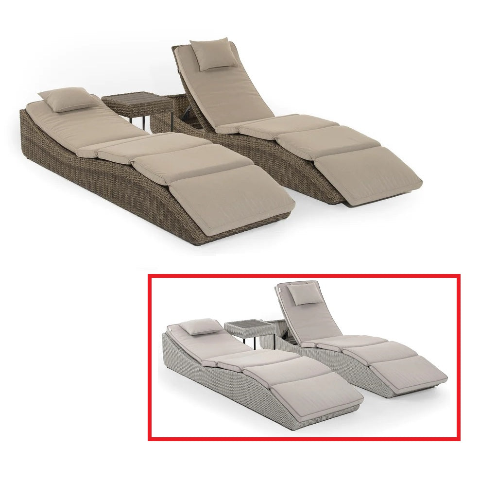 Atlas Set of 2 Sun Loungers with Side Table£25 Per Week For 52 Weeks ...