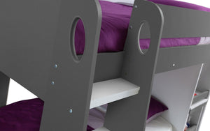 Solar Charcoal Bunk Beds<br>£18.50 Per Week For 52 Weeks