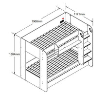 Load image into Gallery viewer, Shuttle Trio Bunk Bed&lt;br&gt;£19 Per Week For 52 Weeks
