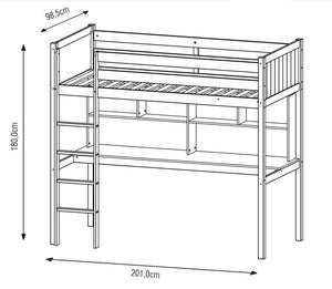 Spartan High Sleeper<br>£16 Per Week For 52 Weeks