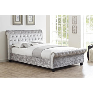 Livingston King Size Crushed Velvet Bed<br>£17 Per Week For 52 Weeks