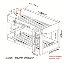 Load image into Gallery viewer, Orbit Low Bunk Bed&lt;br&gt;£14 Per Week For 52 Weeks
