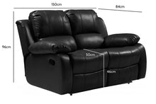 Load image into Gallery viewer, Orwell Reclining Sofa Suite (3 &amp; 2 Seater included)&lt;br&gt;£27.50 Per Week For 52 Weeks
