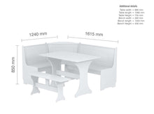 Load image into Gallery viewer, Palermo Dining Set&lt;br&gt;£10 Per Week For 52 Weeks
