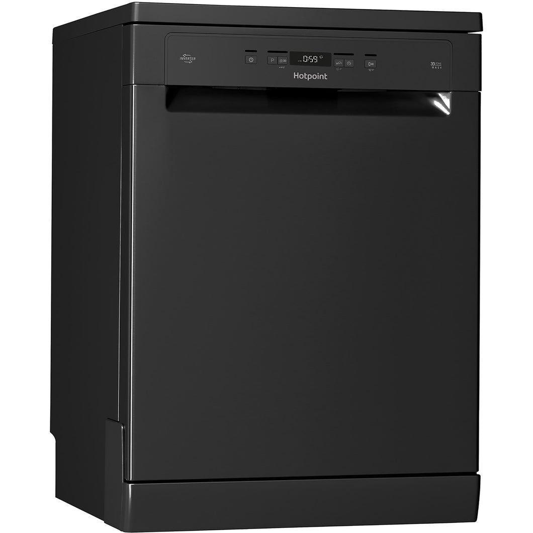 Hotpoint Freestanding Dishwasher-Black<br>£16 Per Week For 52 Weeks