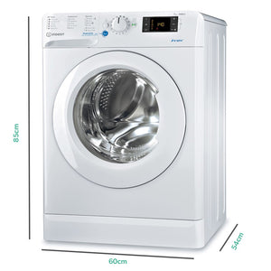 Indesit 7kg 1400rpm Freestanding Washing Machine-White<br>£12.50 Per Week For 52 Weeks