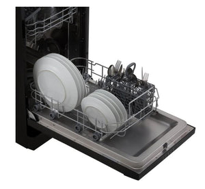 Candy Slimline Freestanding Dishwasher-Black<br>£13.50 Per Week For 52 Weeks