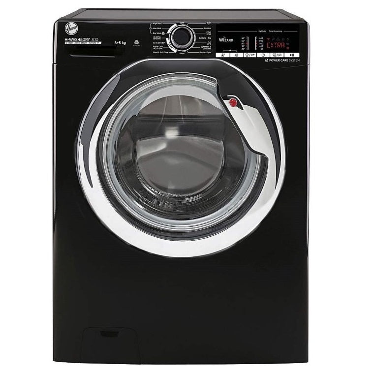 Hoover 8kg Wash 5kg Dry 1400rpm Washer Dryer-Black<br>£16 Per Week For 52 Weeks