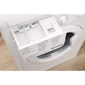 Indesit 8kg 1200rpm Freestanding Washing Machine-White<br>£12.50 Per Week For 52 Weeks