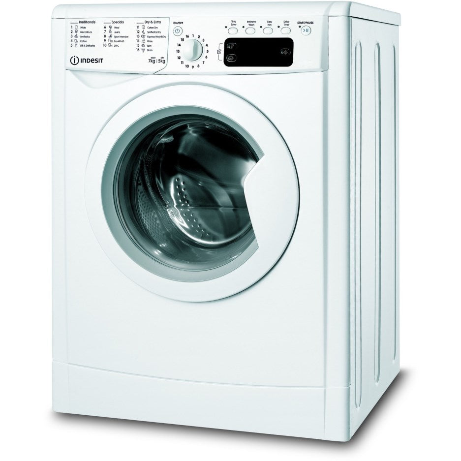 Indesit 7kg Wash 5kg Dry 1200rpm Washer Dryer-White<br>£15 Per Week For 52 Weeks