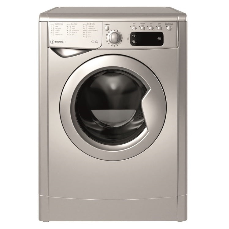 Indesit 7kg Wash 5kg Dry 1400rpm Washer Dryer-Silver<br>£15 Per Week For 52 Weeks