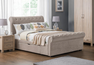 Shakespeare King Size Fabric Bed<br>£18.50 Per Week For 52 Weeks