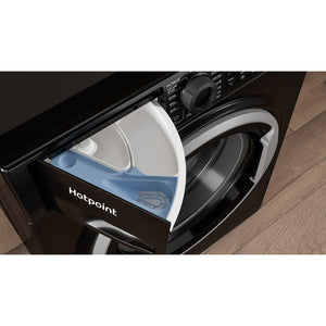 Hotpoint 7kg 1400rpm Freestanding Washing Machine-Black<br>£14 Per Week For 52 Weeks